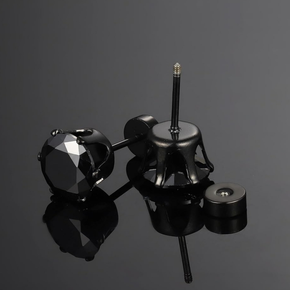 6mm screw back Stud Earrings